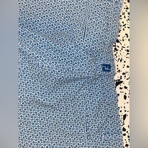 Footjoy stretch golf shorts, Size 38 blue with floral pattern